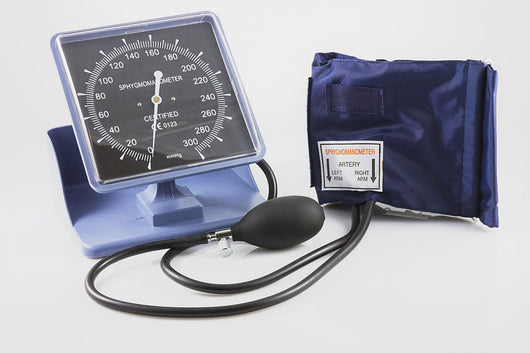 Wall or Desk Model Aneroid Blood Pressure Unit, with Large Dial, Latex Free