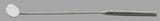 Laryngeal Mirror - Threaded, with Threaded Opening Handle