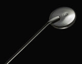 Dental Mirror with Round, Knurled Handle