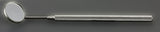 Dental Mirror with Round, Knurled Handle