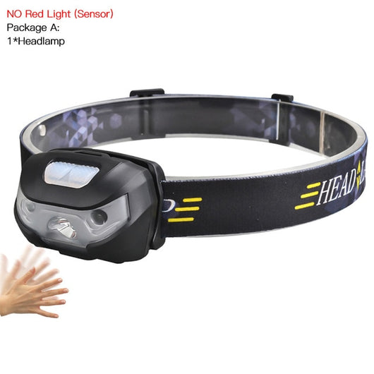 10000Lm Powerful Rechargeable and Waterproof LED Head Lamp/Torch with Body Motion Sensor