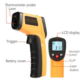 GM320 Non-Contact Laser -50~400 ℃ Infrared Thermometer Infrared Pyrometer IR Laser Temp Meter Industrial Pyrometer Point Gun 40%